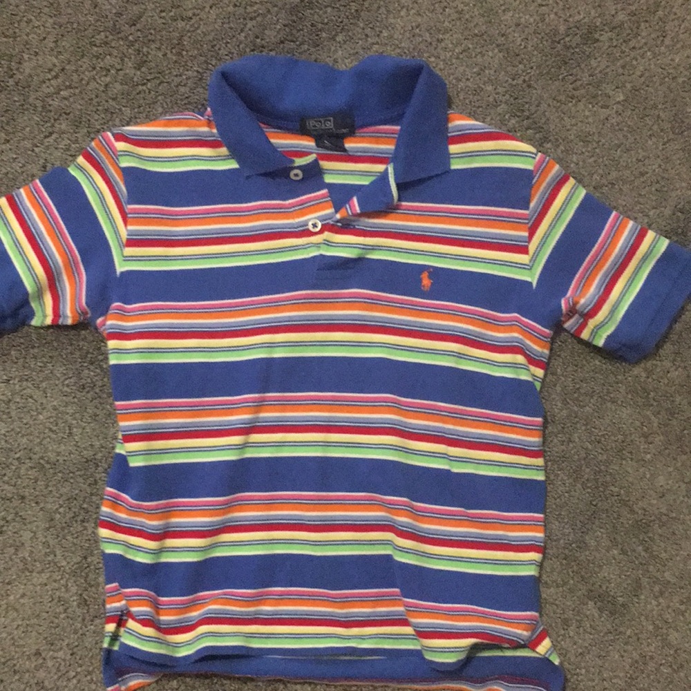 Ralph Lauren Rainbow Striped Polo